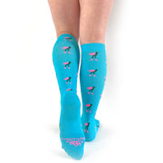 Flock-on-Sock Blue