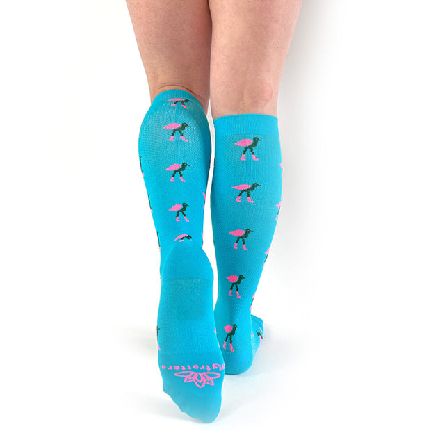 Flock-on-Sock Blue