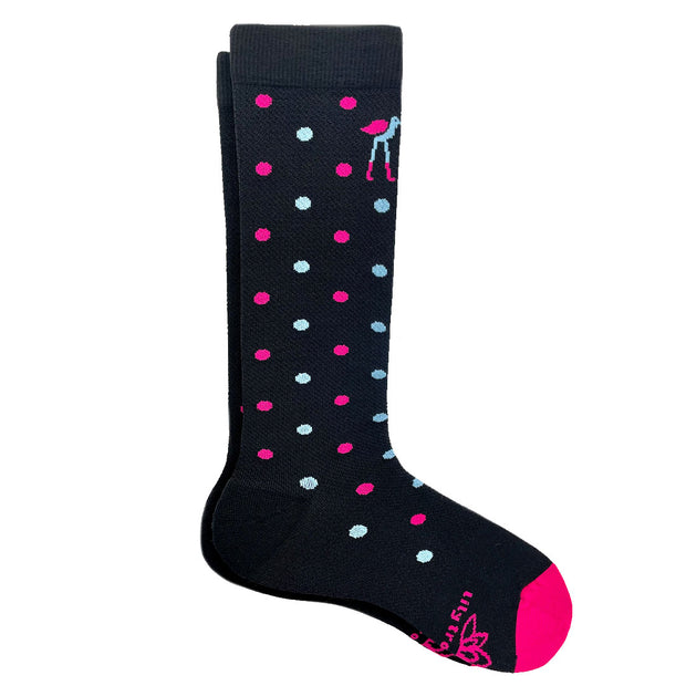 Polka Dot Compression Socks | Dots-a-Plenty | Lily Trotters