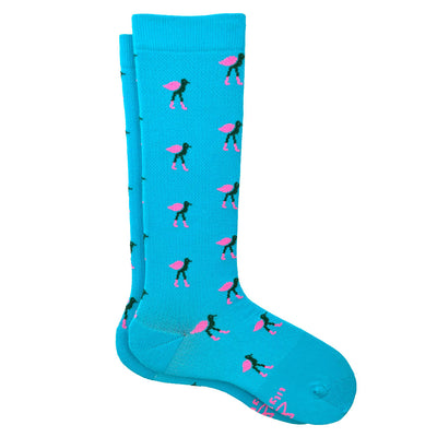 Flock-on-Sock Blue
