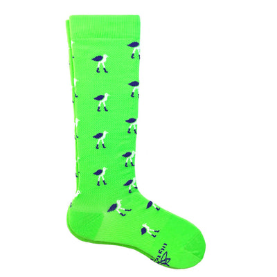 Flock-on-Sock Lime