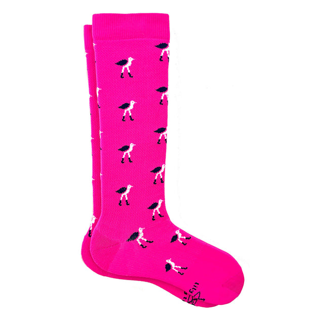 Flock-on-Sock Pink