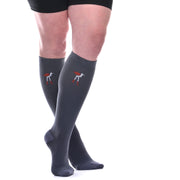 Solid Grey Compression Socks