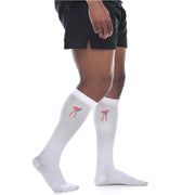 Ultra-Light Solid White Compression Socks